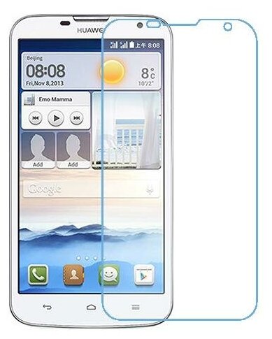 Huawei Ascend G730 защитный экран из нано стекла 9H одна штука