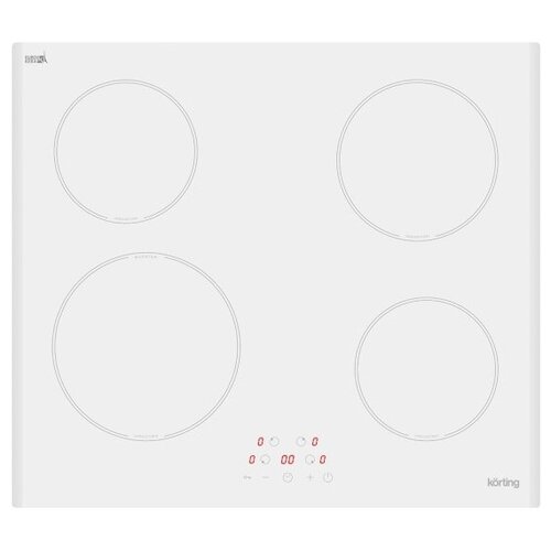 Индукционная варочная панель Korting HI 64013 BW 4 конфорки белая HI 64013 BW 5899000₽