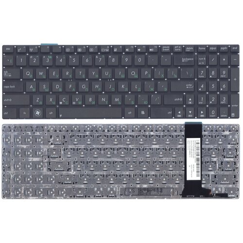Клавиатура для ноутбука Asus N56 N76 G56 R500 R505 черная 130000₽