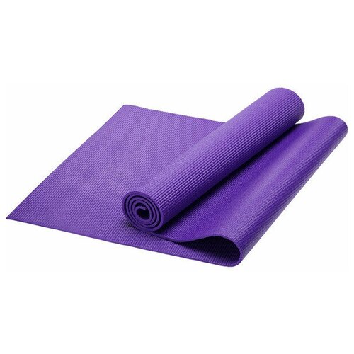 фото Коврик для йоги, pvc, 173x61x0,4 см (фиолетовый) hawk