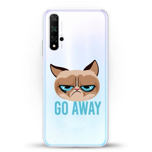 фото Силиконовый чехол grumpy cat на huawei nova 5t andy & paul