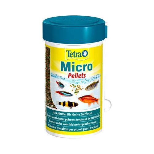 Tetra (корма) Корм для для всех видов мелких рыб микрошарики Tetra Мicro Pellets 277496 | Мicro Pellets 0,065 кг 44869 (10 шт)