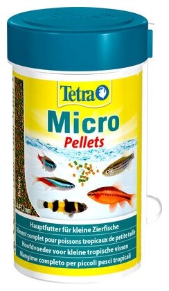 Tetra (корма) Корм для для всех видов мелких рыб, микрошарики Tetra Мicro Pellets 277496 | Мicro Pellets, 0,065 кг, 44869