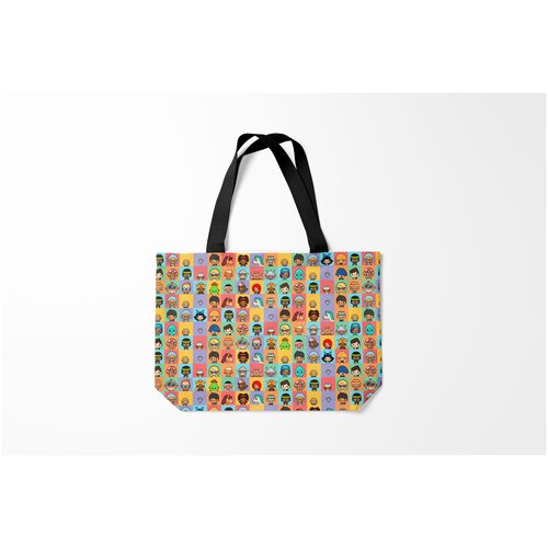 фото Сумка-шоппер / 46х35 см / геймерам / toca boca life worl burnettie