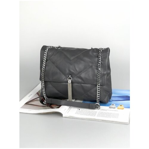 фото Сумка женская 8099b9739-1k gray polina & eiterou