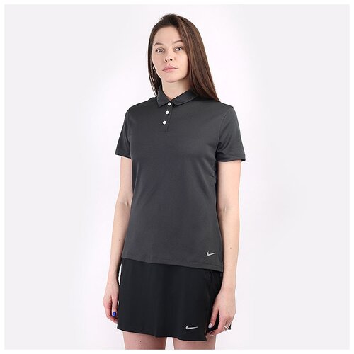 фото Поло nike, размер m, dark smoke grey/black/dust
