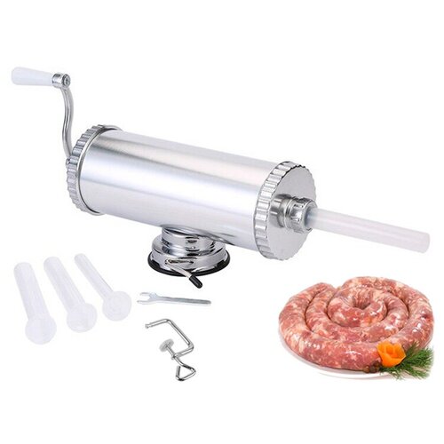 Шприц колбасный Master Feng 2,5 кг Горизонтальный Силиконовый поршень