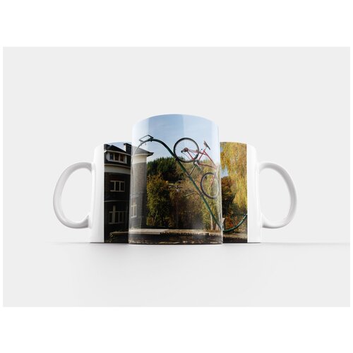 фото Кружка "велосипед, изображение, изобразительное искусство" 320 мл lotsprints