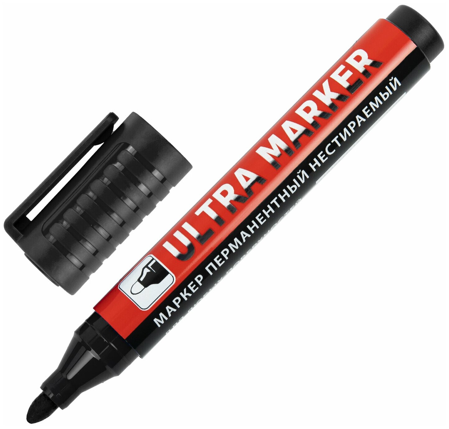 Маркеры перманентные BRAUBERG ULTRA MARKER, набор 4 цвета, круглый наконечник 3,5мм, 152208 - фотография № 18