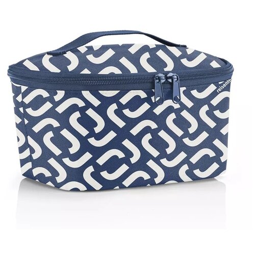 Термосумка coolerbag s pocket signature navy, Reisenthel, синий/белый, арт: LG4073 LG4073