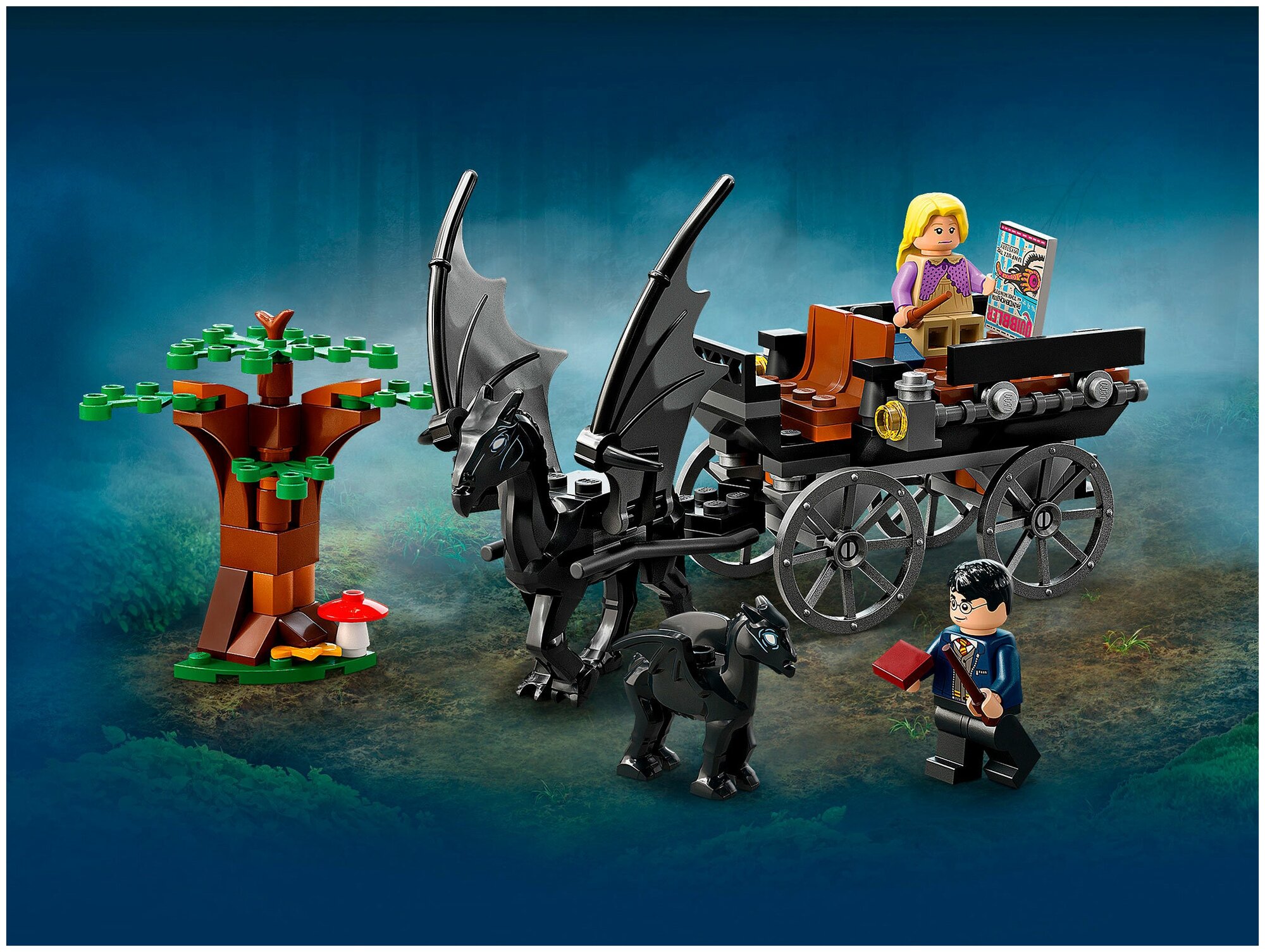 Конструктор LEGO Harry Potter "Карета и фестралы Хогвартса" 76400 - фото №7