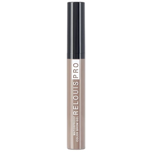 Relouis Гель для бровей Pro Waterproof Color Brow Gel, 6 г, 02, taupe