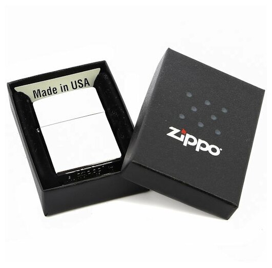 Зажигалка Zippo Classic латунь/сталь серебристый матовый - фото №7