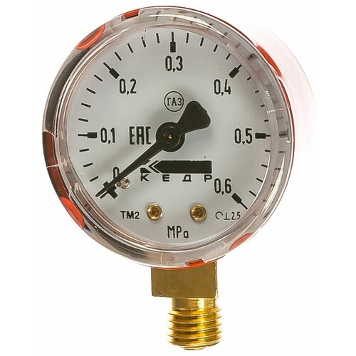 Манометр Кедр МП-50 Пропан, (0-0,6 МПа, кл.2,5, М12Х1,5) С3Н8-У