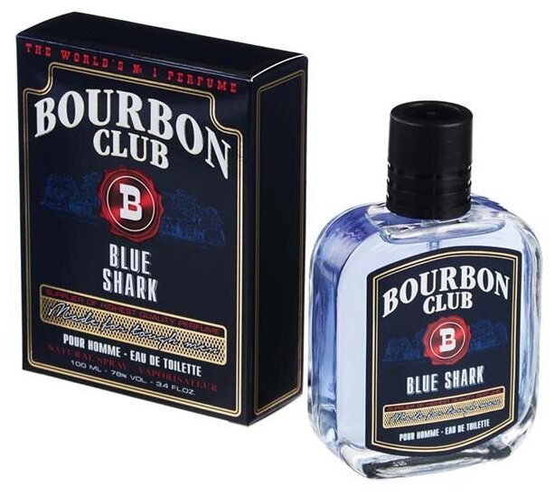Art Parfum Мужской Bourbon Club Blue Shark Туалетная вода (edt) 100мл
