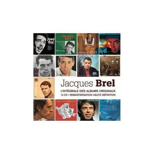 Компакт-Диски, Barclay, BREL, JACQUES - L'Integrale Des Albums Studio (13Cd) (13CD)