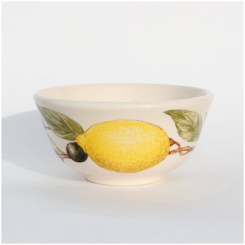 Пиала с ручной подглазурной росписью 