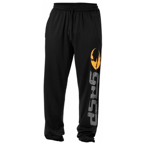 фото Брюки gasp, размер l, черный, оранжевый