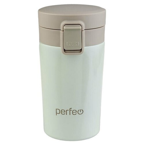 Термокружка PERFEO для напитков с крышкой-поилкой, ситечком, объем 0,35 л., кремовый (PF_C3728)