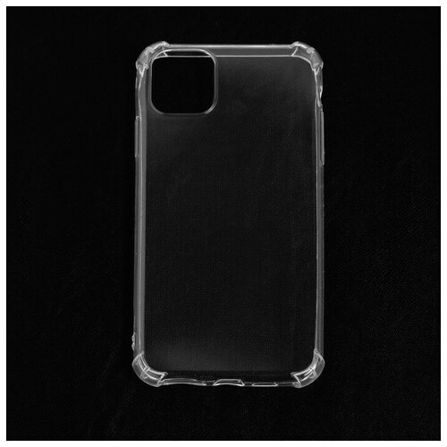 Чехол LuazON для iPhone 11 Pro Max, силиконовый, противоударный, прозрачный чехол накладка rokform crystal wireless для iphone 11 pro max со встроенным неодимовым магнитом материал поликарбонат цвет прозрачный