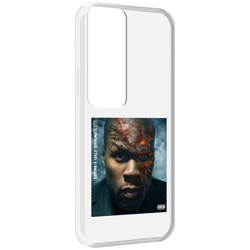 Чехол MyPads 50 Cent - Before I Self Destruct мужской для Tecno Pova Neo 2 задняя-панель-накладка-бампер