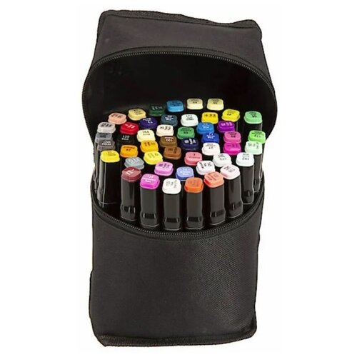 маркеры sta для скетчинга двусторонние 80 цветов в сумке Маркеры для скетчинга двусторонние Touch Cool, 36 цветов в сумке