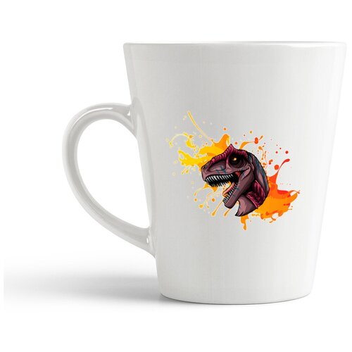 фото Кружка-латте coolpodarok животные краски динозавр