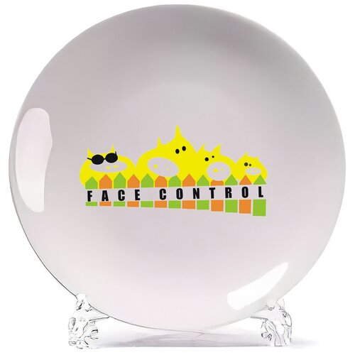 фото Тарелка coolpodarok face control