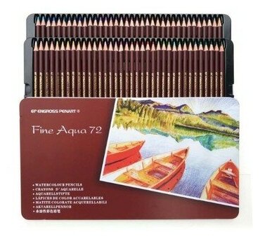 Акварельные карандаши Fine Aqua 72 цвета