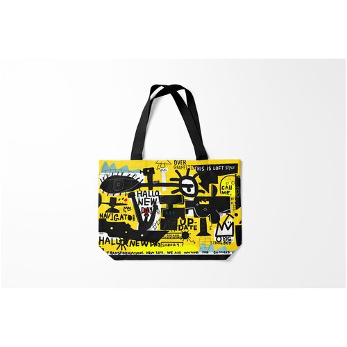 фото Сумка-шоппер / 46х35 см / тренды / разные абстракция burnettie