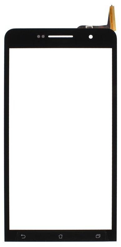 Сенсорное стекло (тачскрин) для Asus ZenFone 6 A601CG (черный)