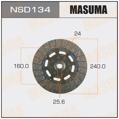 MASUMA NSD134 NSD134_диск сцепления!\ Nissan X-Trail T30 QR20DE/QR25DE