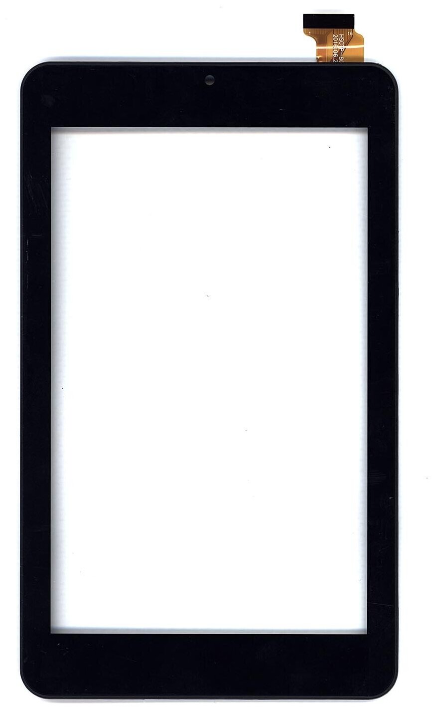 Сенсорное стекло (тачскрин) для Irbis TZ03 черное с рамкой