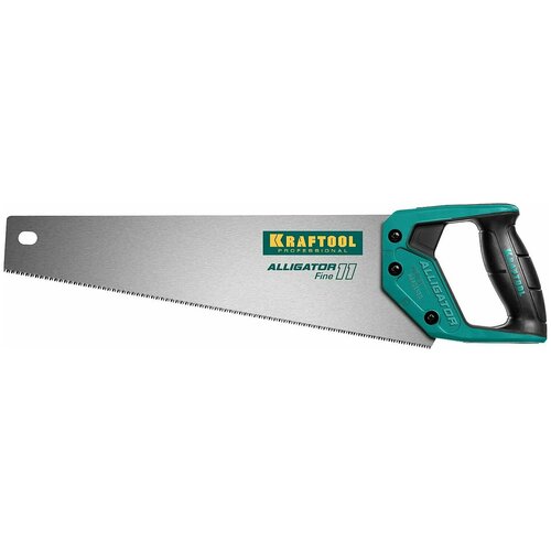 фото 15203-40 ножовка для точного реза "alligator fine 11". 400 мм. 11 tpi 3d зуб. kraftool