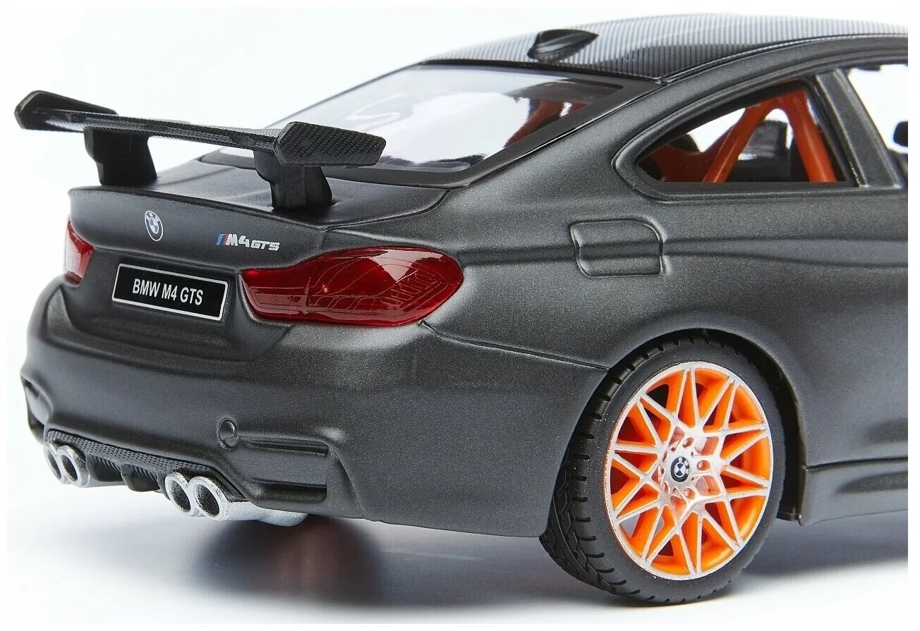 Maisto Сборная модель машинки "BMW M4 GTS" SPAL 1:24, серая - фото №6