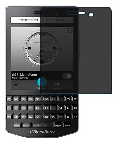 BlackBerry Porsche Design P9983 защитный экран пленка гидрогель конфиденциальность (силикон) Одна штука