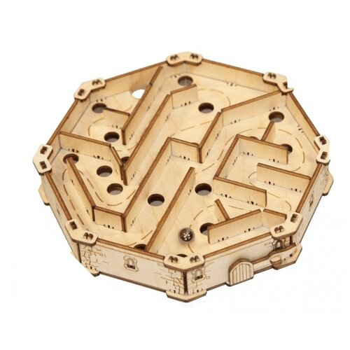 Головоломка Лабиринт из дерева UNIWOOD 