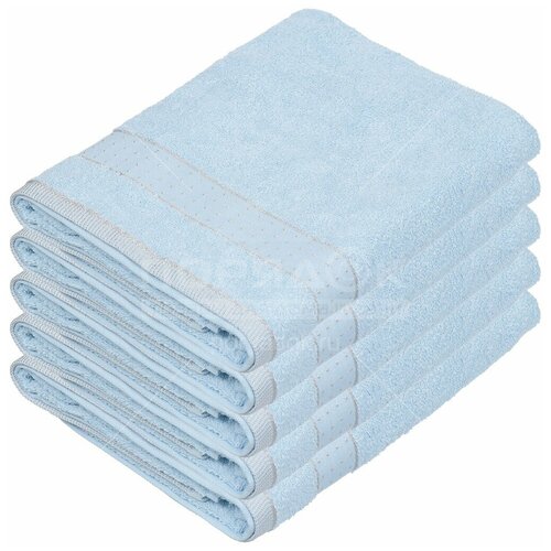 фото Полотенце банное 50х90 см, 100% хлопок, 420 г/м2, горошек, silvano, небесно- голубое, турция, d28-7 silvano textile