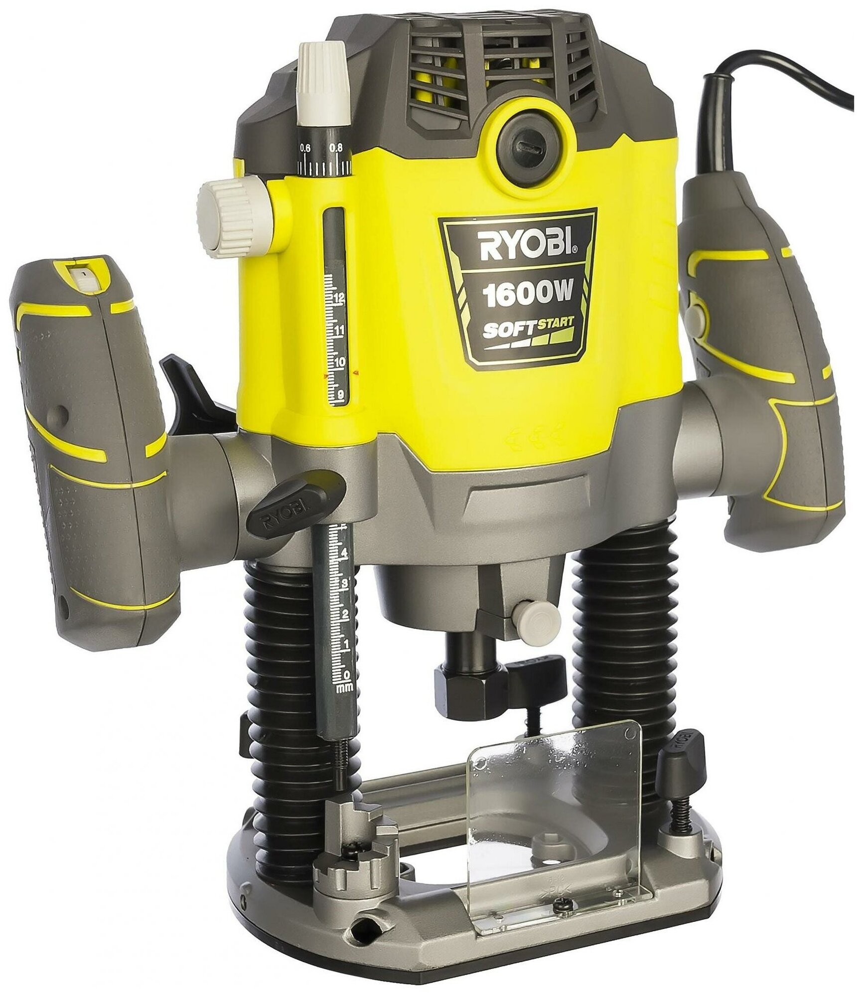 Фрезер RYOBI RRT1600-K, 1600 Вт салатовый