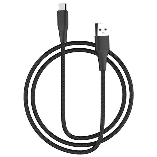 Кабель USB HOCO X32 Excellent, USB - Type-C, 3A, 1 м, черный, Быстрая зарядка кабель usb hoco x32 excellent usb microusb 2а 1 м черный быстрая зарядка