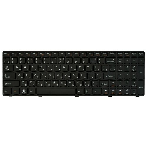 Клавиатура для ноутбука LENOVO IdeaPad G570 G575 G770 G780 Z560 Z565 25-010793 9ZN5SSC00R V117020AS1 83000₽