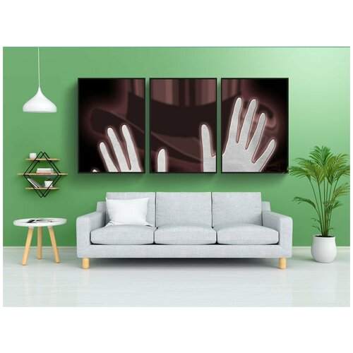 фото Набор модулных постеров для интерьера "магия, маг, волшебник" 60x90 см. в тубусе, без рамки lotsprints