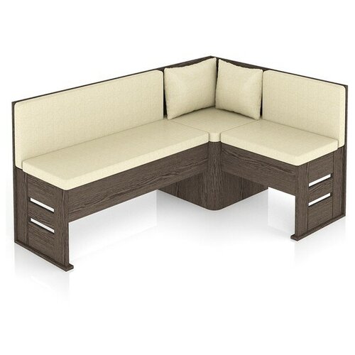 фото Сити 263.010 диван, сономе эйч тёмный, шхгхв 162х112х83 см., универсальная сборка диваны и кровати