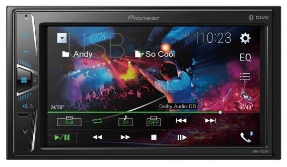 Автомагнитола Pioneer DMH-G225BT