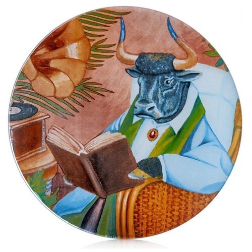 Блюдо сервировочное WLR Снегири, 24см (22702027)