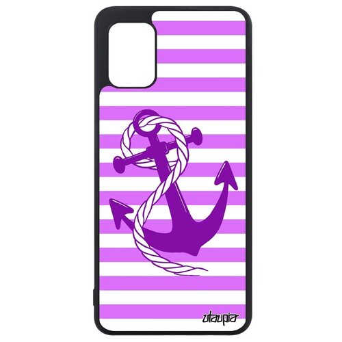 фото Яркий чехол на смартфон // galaxy a31 // "якорь" стиль пират, utaupia, розовый