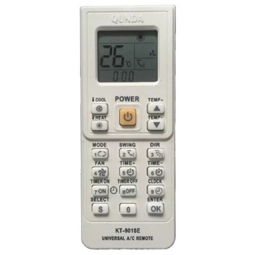 фото Пульт универсальный qunda kt-9018e для кондиционера 4000 в 1 инструкция на русском языке huayu