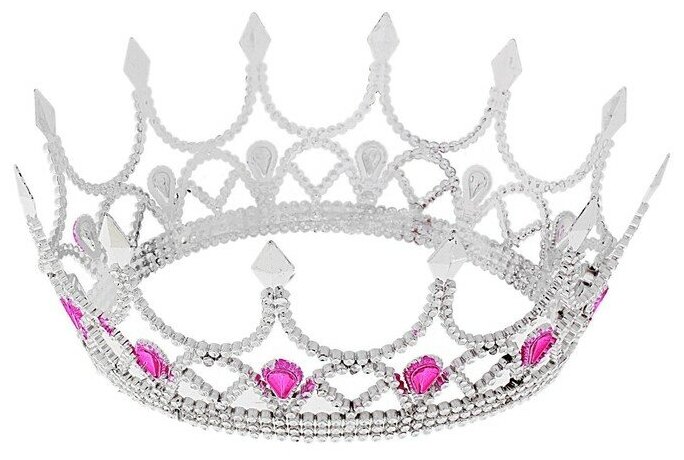 Венец королевы цвет серебристый ТероПром 319559