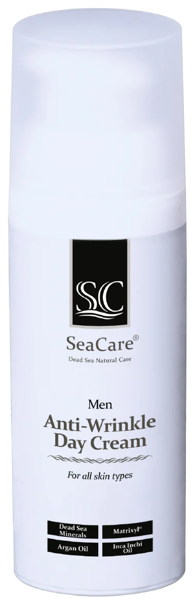 SeaCare Антивозрастной крем для лица против морщин мужской с Матриксилом и минералами Мертвого Моря, 50мл.