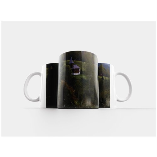 фото Кружка "дом, зеленый, трава" 320 мл lotsprints